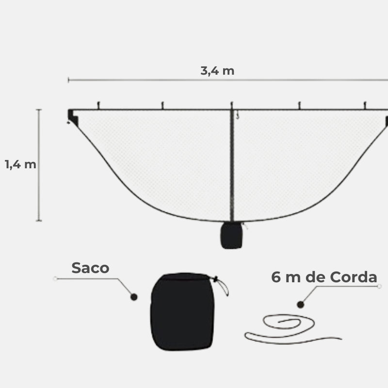 Mosquiteiro para Redes Crosbel®