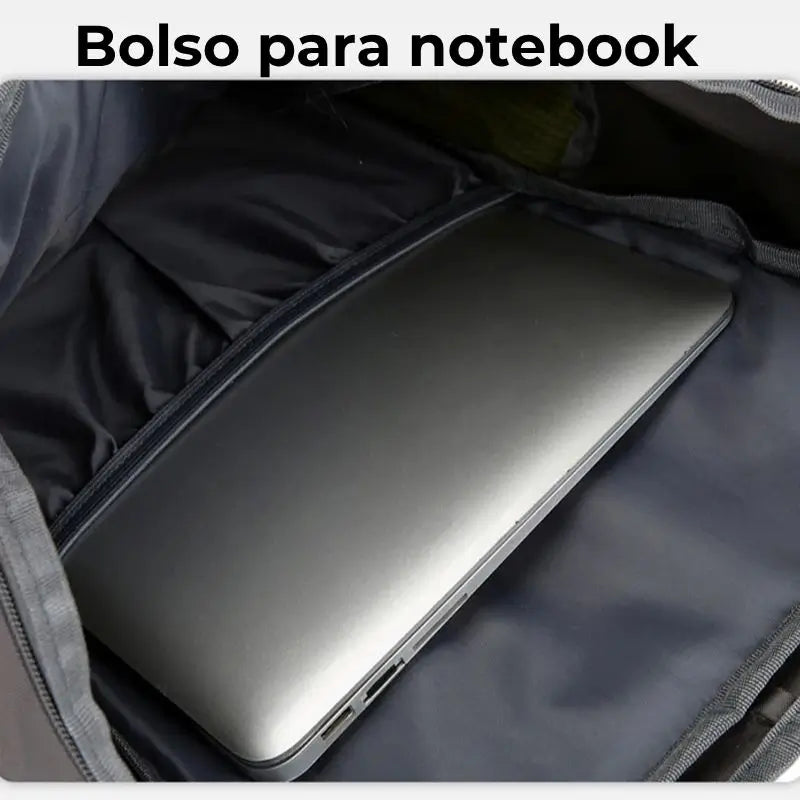 Mochila para trilha Expedição Crosbel com compartimento acolchoado para notebook