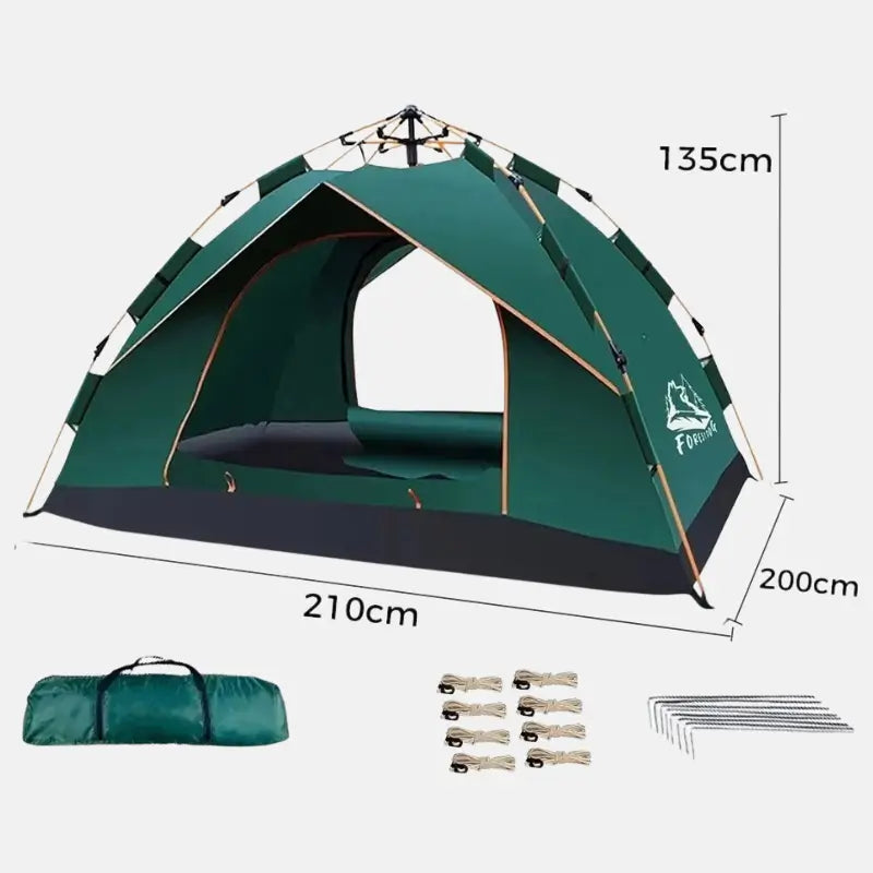 barraca de camping automática da Crosbel, para experiências outdoor com montagem fácil para 4/5 pessoas